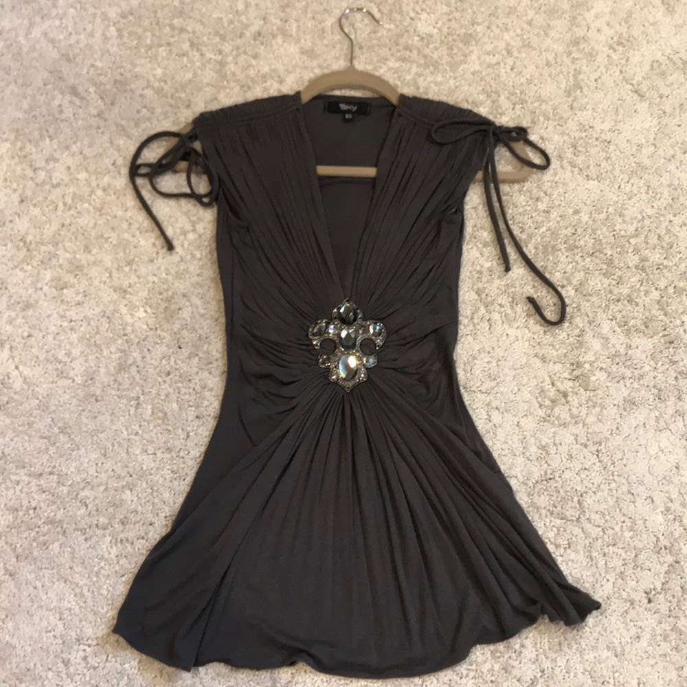Sky Tank with embellishment